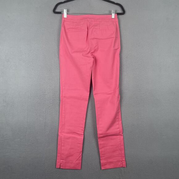 Boden Pants Womens US 2R Pink Cropped Slim Fit Stretch Cotton Blend Casual Work - Picture 2 of 11
